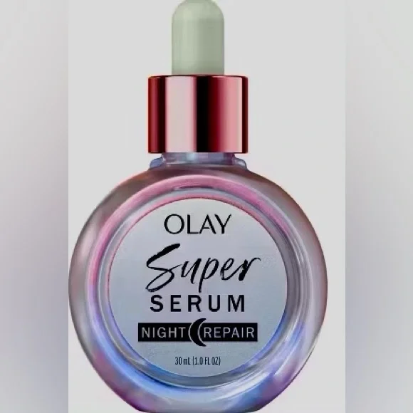 Olay Super Serum Night Repair Face Serum - Fragrance Free - Picture 2 of 8